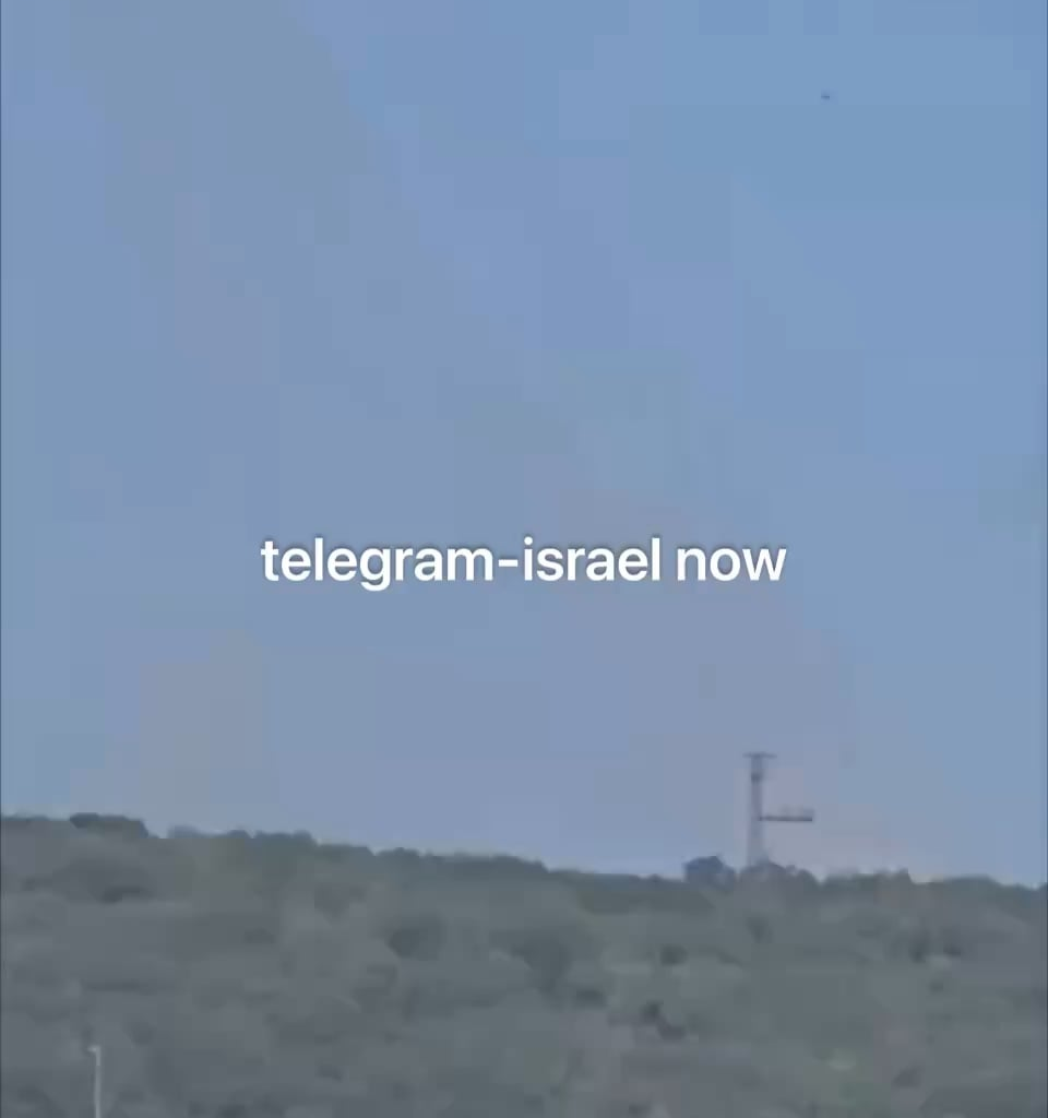 Hezballah rocket launches as seen from Israel 08/10/24