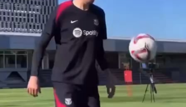 Szczęsny’s First Training Session