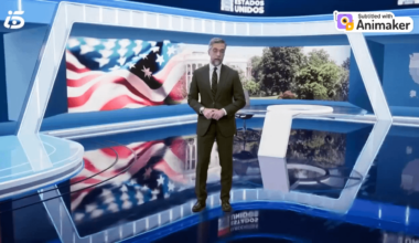 The way the US voting system is explained out of nowhere in a TV news program in Spain