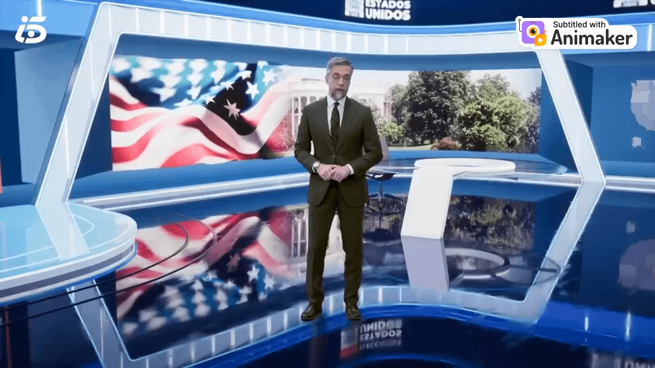 The way the US voting system is explained out of nowhere in a TV news program in Spain