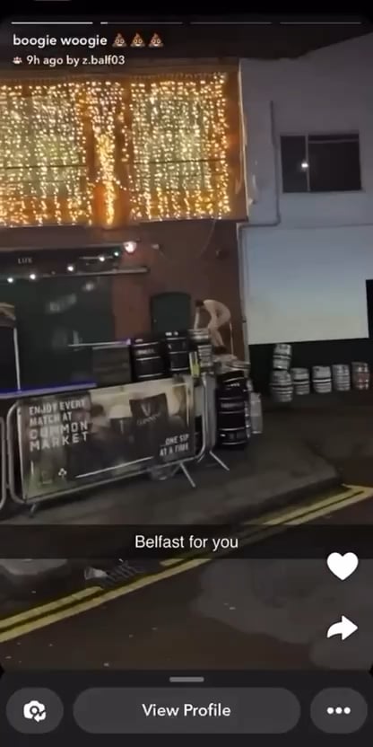 Average Belfast night out