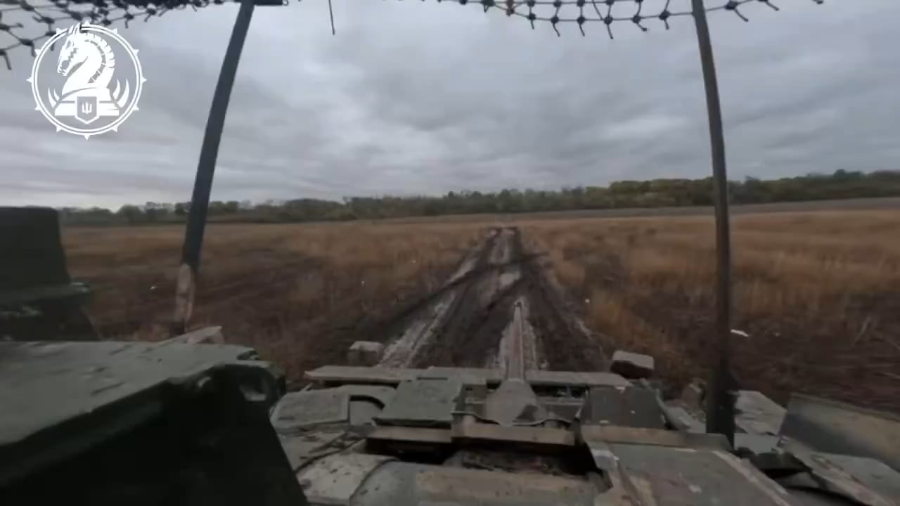 Ukrainian Bradley fires a TOW ATGM at Russian position at the Kursk/Sumy border. October 2024