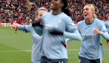 WSL Liverpool 1 v Manchester City [2] - Bunny Shaw 90+2