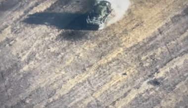 [18+] Robert 'Madyar' Brovdi, of Ukraine's "Birds of Madyar" (414th Marine Strike UAV Regiment) narrates more of his group's drone work. The team flies an FPV strike drone into a Russian armored vehicle, disabling it, before hunting down dismounts with further strikes. Published October 16, 2024