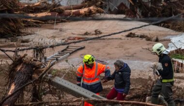 Spanish Flood Disaster: More Than 100 gallons per Square Yard / 491 Liters psm of Rain Fall in Less Than 8 Hours in Parts of Valencia. 95 Dead and Dozens Missing.