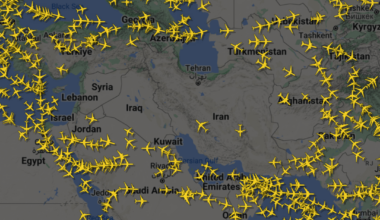 This Air Traffic Map Tells You Everything You Need to Know About Today's Middle East Crisis