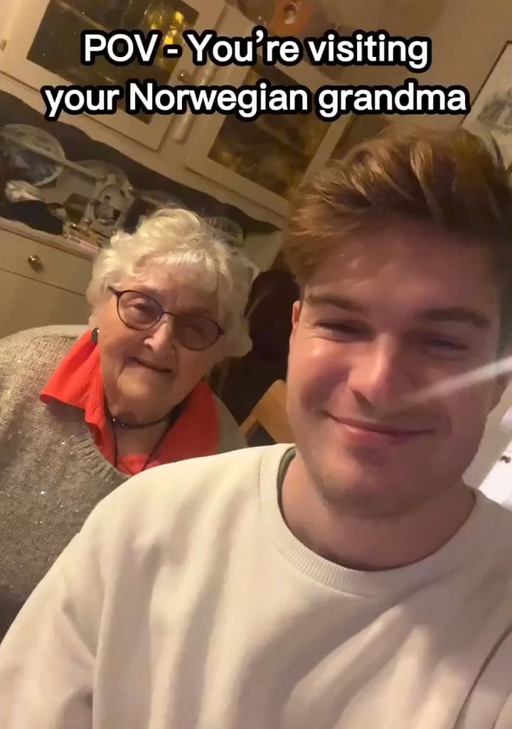 Visiting grandma