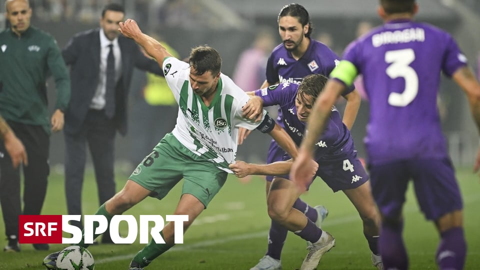 2:4-Pleite in der ConfL - FCSG bietet Fiorentina die Stirn, verliert aber den Faden - Sport