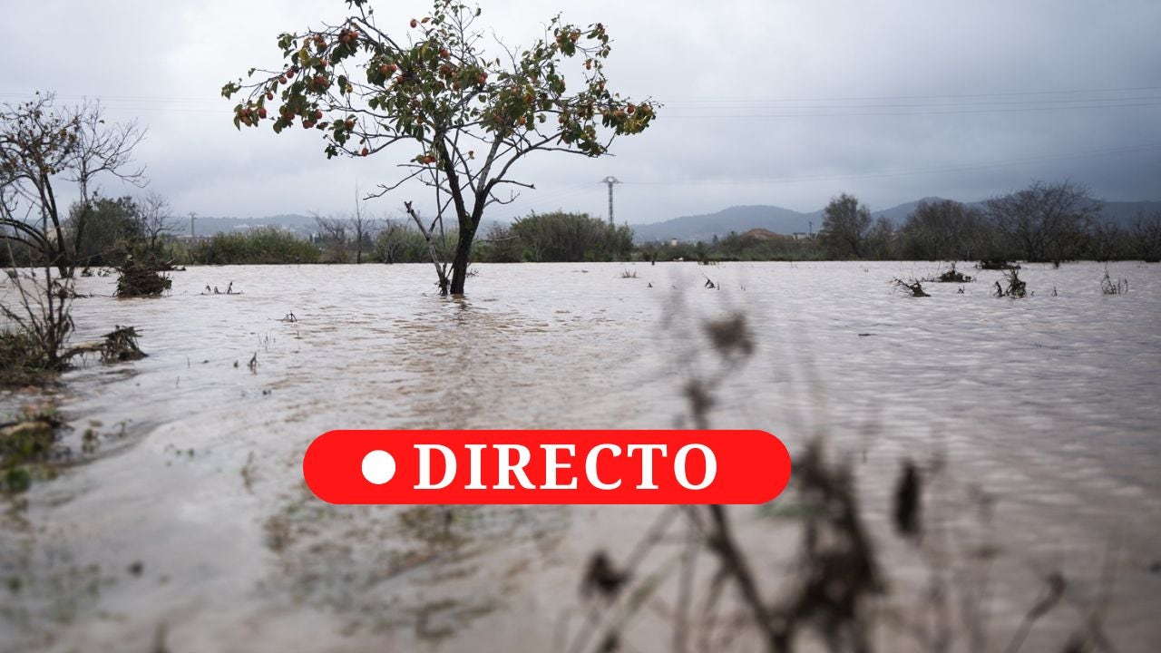 Alerta por la DANA en España, última hora: carreteras cortadas, fuertes lluvias e incluso tornados