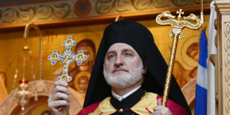 Archbishop of America at the ordination to the priesthood of Deacon Nicholas Anton