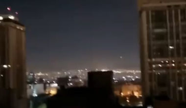 Iran's Air Defense Activity in Eastern Tehran on October 26