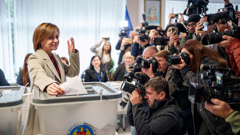 Moldova backs joining EU by razor-thin margin as President Sandu condemns ‘assault’ on democracy