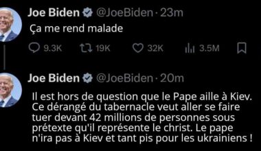 Le déshonneur des ricains en tweet majeur