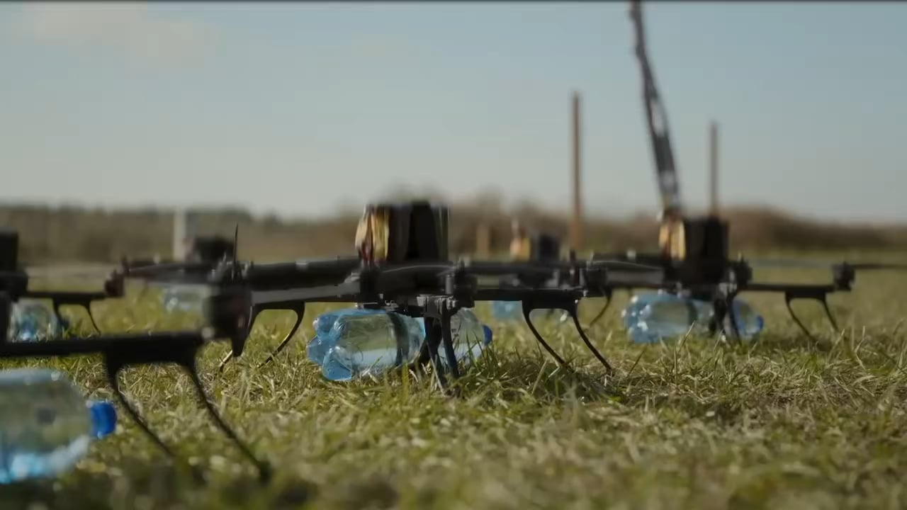 Ukraine Military is now testing drone swarms