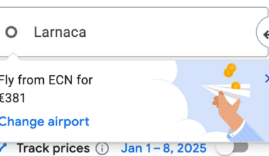 Google flights offering helpful suggestions to save money