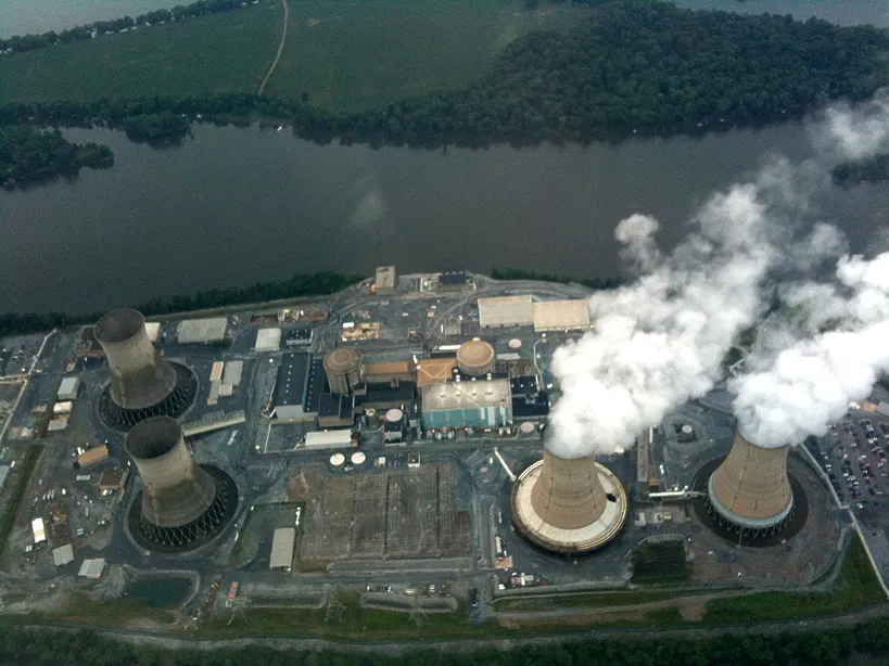 Three Mile Island nuclear power plant.