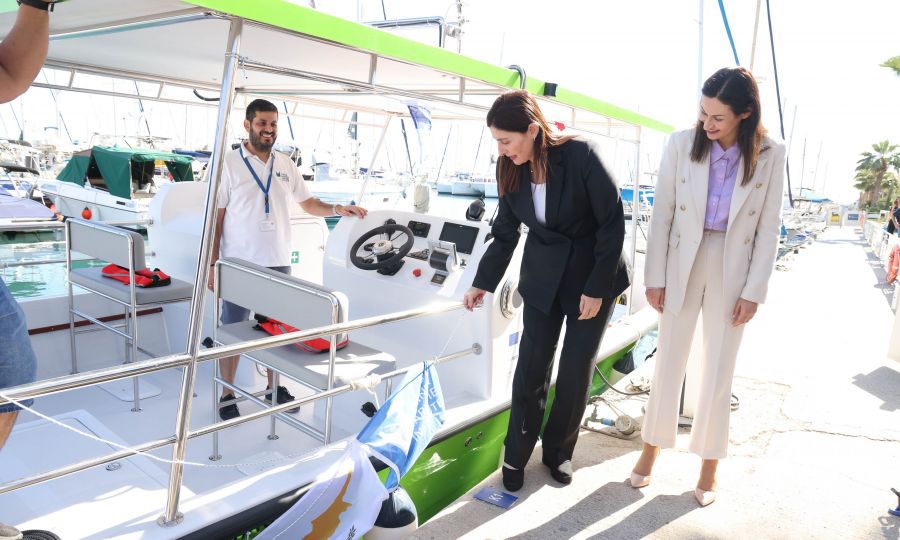 Cyprus unveils first zero-emissions research vessel, KNEWS