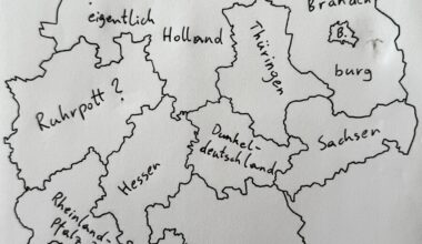 Ich (Ösi) habe versucht, die deutschen Bundesländer aus dem Gedächtnis zu beschriften. Wie war ich?