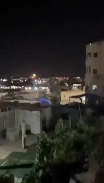 The moment of Rocket impacts in Israel