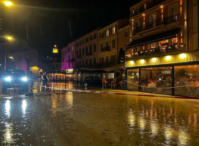 A Saint-Tropez (Var), samedi 26 octobre 2024 au soir.  