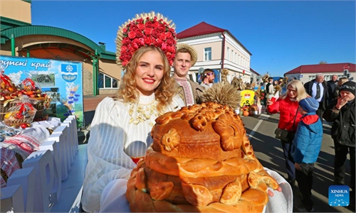 Harvest festival held in Volozhin, Belarus