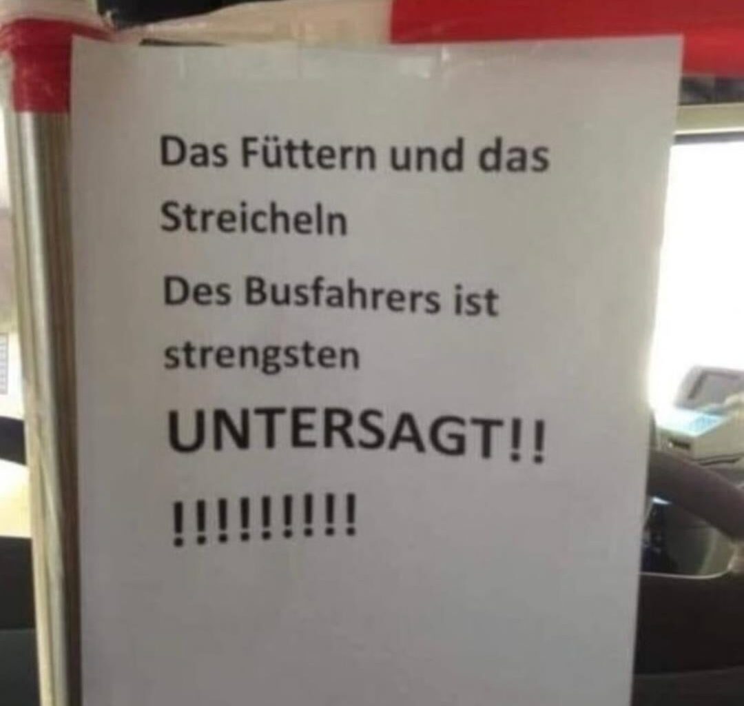 Dann halt nicht !🙁