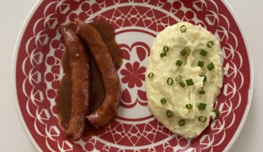 L’aligot saucisse avec des ingrédients brésiliens (je suis brésilienne)