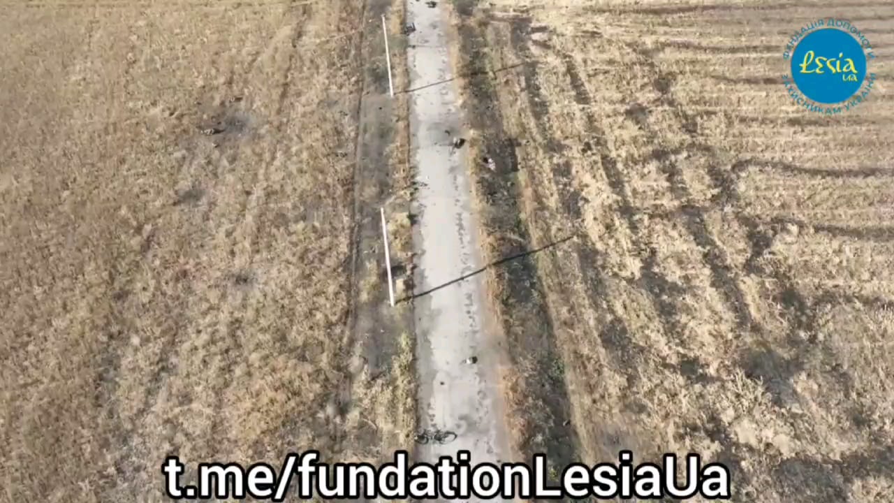 Piles of dead Russian soldiers just outside of Novohrodivka, Pokrovsk direction