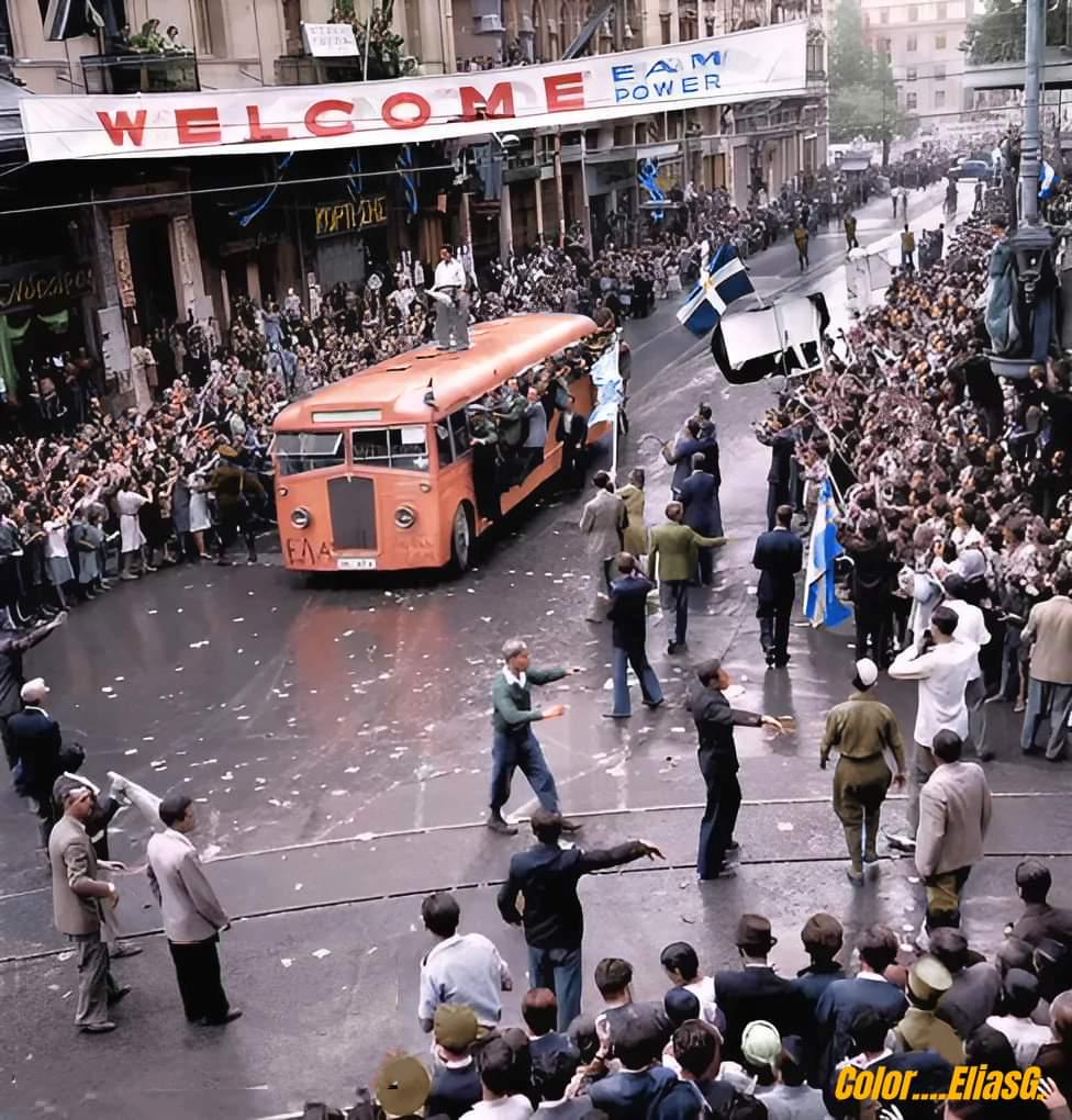 80 years ago today, Athens was liberated from Nazi occupation