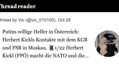 Putins willige Helfer in Österreich: Herbert Kickls Kontakte mit dem KGB und FSB in Moskau