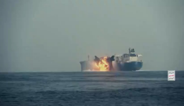 Houthi published footage of attack on British civilian ship