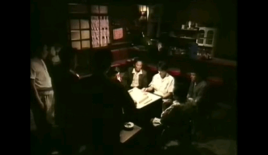 Yakuza screams k***a when they lose at mahjong [Akagi the Gambler 1995]