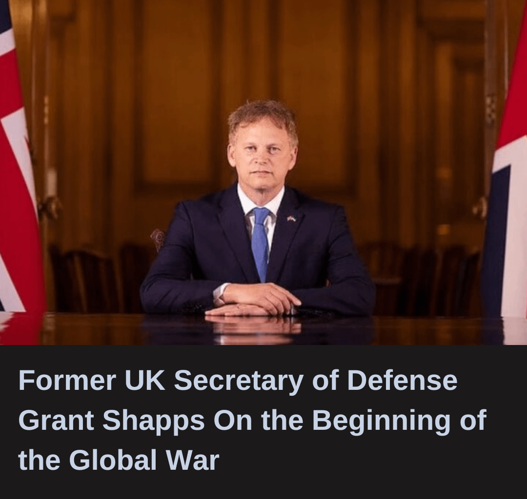 “Will the Russian-Ukrainian war escalate into a global conflict? Do not doubt it” - the former British Minister of Defense. According to Shapps, Russia's war against Ukraine is “an existential test for the West”.