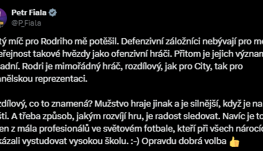 Z Péťi se nám stává expert i na fotbal :D