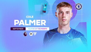 Palmer voted EA SPORTS Player of the Month