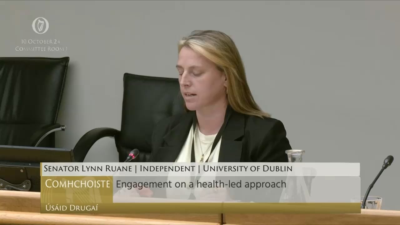 Dáil committee on drugs suspended after Sinn Féin accused of 'speaking out of two sides of the mouth' on drug decriminalisation.