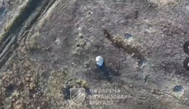 Russian soldier sleeping in tent in open field killed by drone-dropped grenade