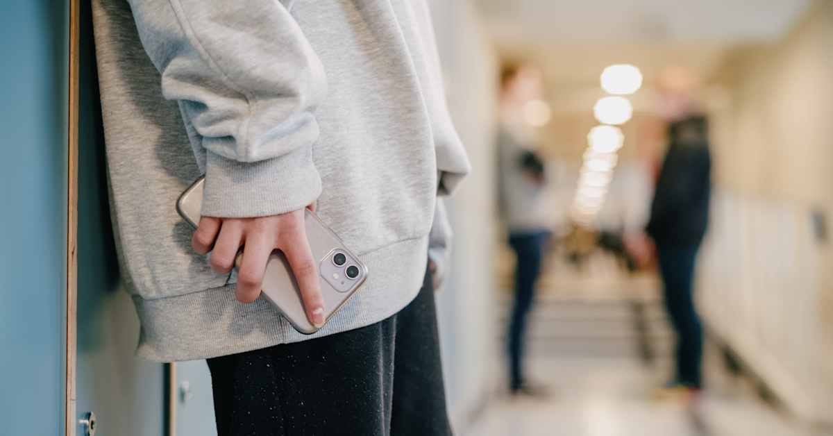 New law limiting phone use in Finnish classrooms.