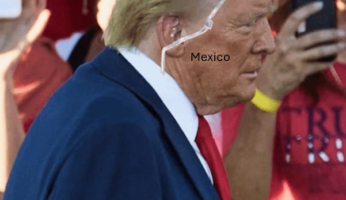 The US-Mexico border wall of Trump