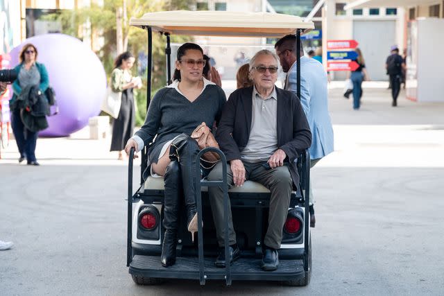 <p>Pedro Gomes/Getty </p> From Left: Tiffany Chen and Robert De Niro on Oct. 18, 2024