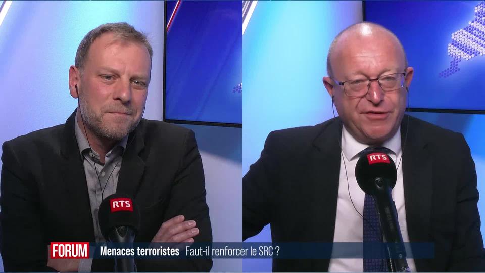 Face aux menaces terroristes, faut-il renforcer le SRC? Débat entre Jean-Luc Addor et Fabien Fivaz