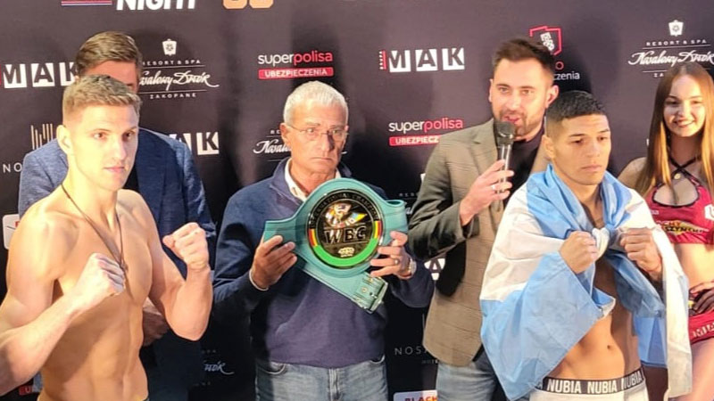 Czerkaszyn and Papeschi contesting WBC International title in Poland