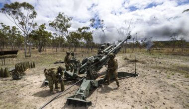 Australian 155mm artillery shells destined for Ukraine