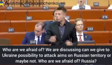 Ukrainian MP Oleksiy Goncharenko made an emotional appeal to allow Ukraine to use long-range weapons on Russian territory. Who are we afraid of? Russia where more than 20 million people don't have indoor toilets? NK? Pitiful. Iran? If we do what we need to do, the Russian regime will disappear.