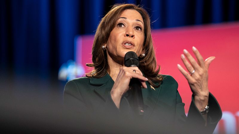 Harris to deliver closing argument speech on Ellipse, site of Trump’s January 6 rally, as she issues warnings over his fitness for office