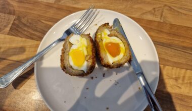 Scotch egg for lunch. What sauce are you adding?