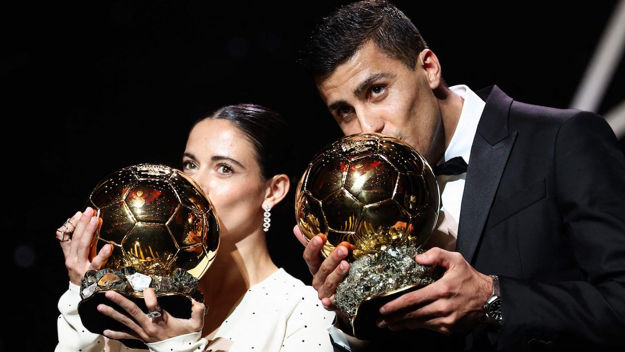 Aitana Bonmatí y Rodrigo Hernández ganan el balón de oro