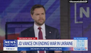 JD Vance criticizes “American leaders” who pick a side in the war in Ukraine: “Unfortunately, you got a lot of American leaders who like to beat their chest and say; this [Ukraine] is the good guy and this [Russia] is the bad guy.”