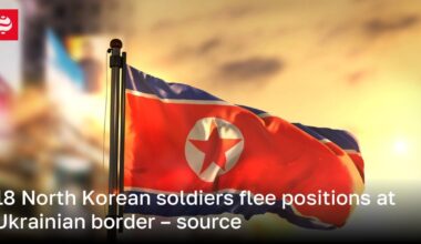 18 North Korean soldiers flee positions at Ukrainian border – source