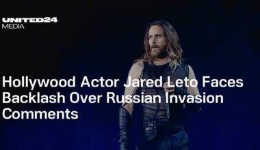 Hollywood Actor Jared Leto Faces Backlash Over Russian Invasion Comments